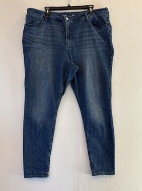 Old Navy Jeans Womens 18 High-Rise Wow Super Skinny Blue Denim